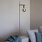Atmooz - Vloerlamp Thika - Goud Brons - Staande Lamp - Stalamp - Woonkamer - Goud Brons - Hoogte 162cm - Metaal
