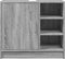 vidaXL - Wastafelkast - 63x29x55 - cm - bewerkt - hout - grijs - sonoma - eikenkleurig