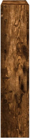 vidaXL - Haardombouw - 81x18x82 - cm - bewerkt - hout - gerookt - eikenkleurig