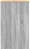 vidaXL - Garagekast - 30x51x85 - cm - massief - grenenhout - grijs - sonoma