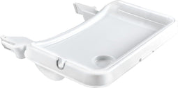 Hauck Alpha Tray - Tafelset voor kinderstoelen - Verstelbaar blad met bekeruitsparing - White