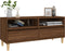 vidaXL - Tv-meubel - 100x34,5x44,5 - cm - bewerkt - hout - bruin - eikenkleur