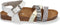 Braqeez Saar Spain - Meisjes Sandalen - Gespsluiting - Wit/Print