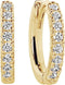 SIF JAKOBS JEWELLERY SJ-E2859-CZ(YG) - Oorstekers - AAA Zirkonia - Goud wit