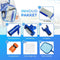 AyeTools Zwembad stofzuiger - Inclusief Schepnet - Blauw (2 stuks)