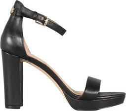 GUESS Omere - Dames Sandalen met Hak - Enkelriempje - Zwart - Maat 36