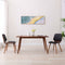 vidaXL - Eetkamerstoelen - 2 - st - kunstleer - zwart