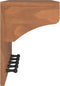 vidaXL - Wandkapstok - SANDNES - 87x30x42 - cm - massief - grenenhout