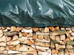 Nature Houtafdekzeil 1,5x6 m PE groen