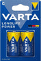 Varta High Energy C - Alkaline Batterijen - Krachtige energie 1,5 Volt - (2 stuks)