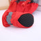 SBVR Hondenschoenen - Spatbestendig - Gripzolen - Rood - 4,5 x 4 cm (4 st.)