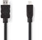 Nedis CVGP34700BK20 - HDMI male naar micro HDMI male - 2,00 m - Zwart