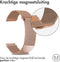imoshion Milanees magnetisch bandje - Universeel 20 mm aansluiting - Maat M - Rosé Goud