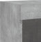 vidaXL - Tv-meubels - met - LED-verlichting - 2 - st - 100x30x30 - cm - betongrijs