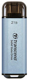 Transcend ESD300C - Externe SSD - 2TB 10Gbps - Blauw