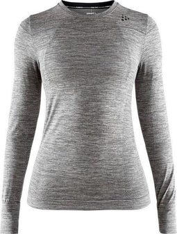 Craft Fuseknit Comfort Rn L/S Thermoshirt Dames - Zacht en elastisch - Dark Grey