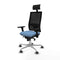 Bureaustoel met hoofdsteun Piqueras y Crespo 3D086G1 Hemelsblauw