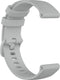 Siliconen Sport Bandje Geschikt voor Samsung Galaxy Watch 5 / Pro / 4 / 3 / Active 2 - Grijs