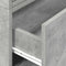 vidaXL - Kasten - met - 2 - lades - 2 - st - 60x31x40 - cm - bewerkt - hout - betongrijs