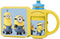 Minions Broodtrommel / Lunchtrommel met Bijpassende Drinkfles voor Kinderen | Lunch Trommel | Lunchboxen | Drinkbeker | Drinkbekers | Lunch Box | Lunchbox | BPA Vrij