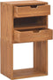 vidaXL - Opbergkast - 40x30x76 - cm - massief - teakhout