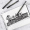 MOBEE - Fineliners - 6-delige set - Watervast - Zwart (6 stuks)
