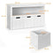 Coast Opbergkast met 3 Lades - 101 x 33 x 62 cm - Wit