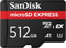 SanDisk microSD Express 512GB - microSDXC - 880MB/s leessnelheid - 650MB/s schrijfsnelheid