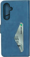 Mobiparts Galaxy A54 (2023) 5G - Classic Wallet Case - Ruimte voor pasjes - Steel Blue
