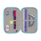 Schooletui met Accessoires Snoopy Love Blauw 12,5 x 19,5 x 5,5 cm 37 Onderdelen