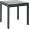 vidaXL - Ligbedden - 2 - st - met - tafel - textileen - en - staal
