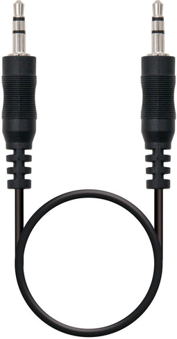Nanocable 10.24.0101 - Kabel Audio Jack 3,5 mm - 1,5 m Mannelijk - Zwart