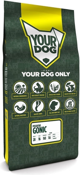 Yourdog Posavski gonic Rasspecifiek Puppy Hondenvoer 12kg | Hondenbrokken