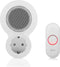 Byron DBY-23513 - Draadloze deurbel - 175m bereik 85 dB 8 melodieën - Wit