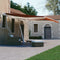 vidaXL - Luifel - automatisch - met - LED - windsensor - 450x300 - cm - oranje - bruin