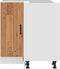 vidaXL - Keuken - hoekonderkast - Lucca - bewerkt - hout - oud - houtkleurig