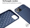 iMoshion Hoesje Geschikt voor iPhone 13 Mini Hoesje Siliconen - iMoshion Carbon Softcase Backcover - Blauw