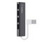 Belkin F4U042BT - USB Hub - 4x USB 2.0 type-A - Zwart