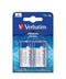 Verbatim Alkaline Batterij C LR14 - Hoge capaciteit - Betrouwbare energiebron (2 stuks)