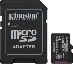 Kingston Canvas Select Plus Gen. 3 - microSDXC 1TB - A1-prestaties tot 150MB/s - met SD-adapter