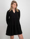 ONLY ONLFAVORITE THEA 7/8 DRESS NOOS - Korte jurk V-hals 7/8 mouwen - Maat S