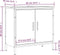 vidaXL - Wastafelkast - 60x30x60 - cm - bewerkt - hout - sonoma - eikenkleurig