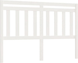 vidaXL - Hoofdbord - 166x4x100 - cm - massief - grenenhout - wit