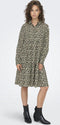 JDY JDYPIPER L/S AOP SHIRT DRESS - Dames Jurk - Lange mouwen - Maat 36