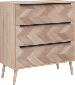 vidaXL - Finori - Finori - Dressoir - Lusk - 03A - 80x38,5x87 - cm - sonoma - eikenkleurig