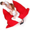Beliani FUZZY - Zitzak - Rood - Nylon