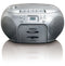 Lenco SCD-420 - Draagbare radio/CD-speler - FM radio en cassette - Zilver