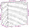 vidaXL - Plantenbak - 70x40x72,5 - cm - massief - grenenhout - wit
