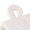 vidaXL - Massagetafel- - en - krukset - inklapbaar - 2 - zones - 10 - cm - dik - wit