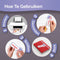 AgoDeo - Vinyl Stickervellen A4 - 32 Semi-Transparant Waterbestendig voor Inkjet & Laser Printer - Geschikt voor Cricut